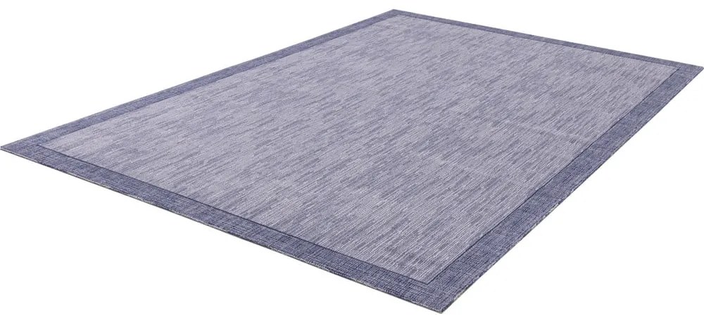 Sötétkék gyapjú szőnyeg 200x300 cm Linea – Agnella