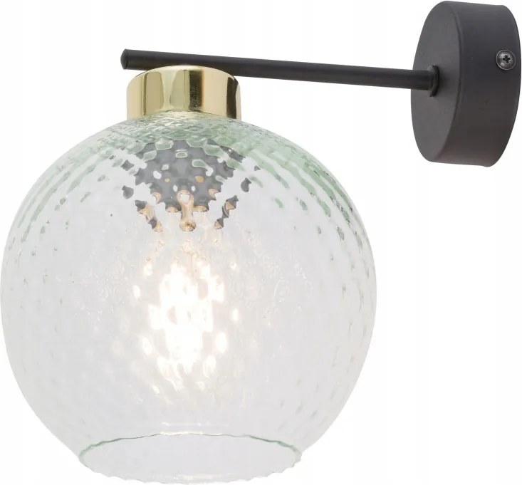 Fali lámpa üvegbúrával 24x25cm Dekoratív fali lámpa E27