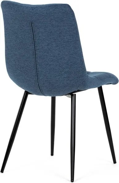 Sötétkék szövet étkezőszék, DCL-193 BLUE2