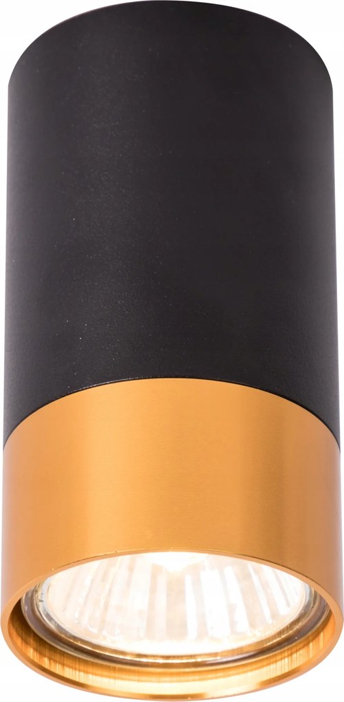 Függő mennyezeti spot lámpa Nuo 1 fekete-réz GU10 Led