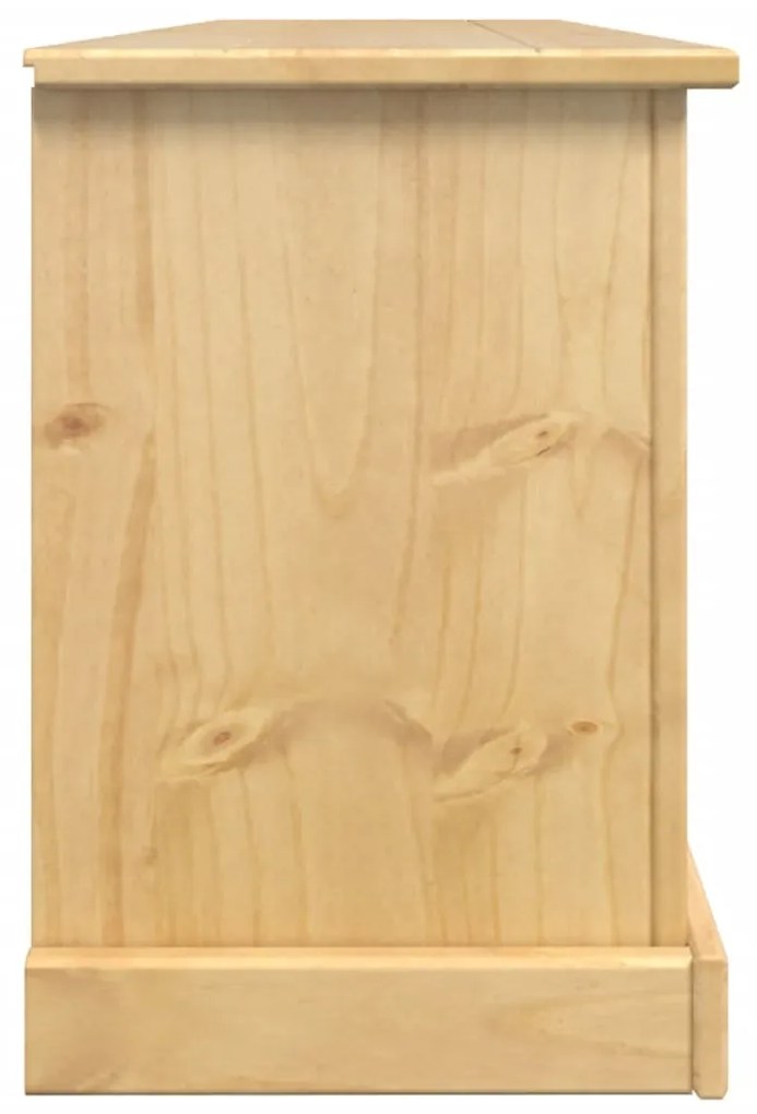 Corona tömör fenyőfa cipőszekrény 99x32x47 cm