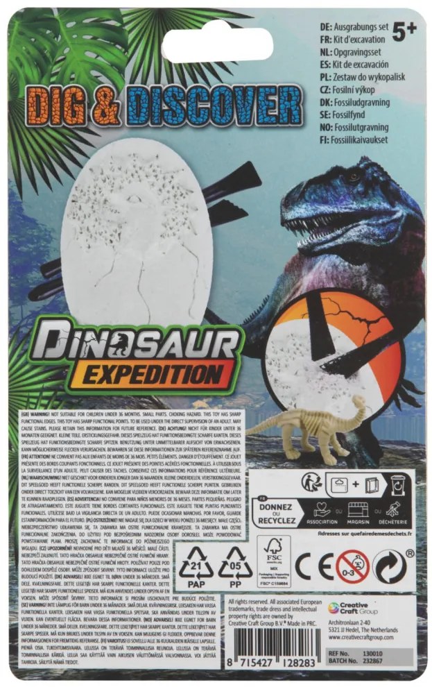 Mini dinoszaurusz Expedition felfedező szett