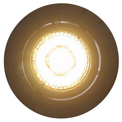 6 darabos, állítható, fekete süllyesztett spotlámpa készlet - Ude Honey