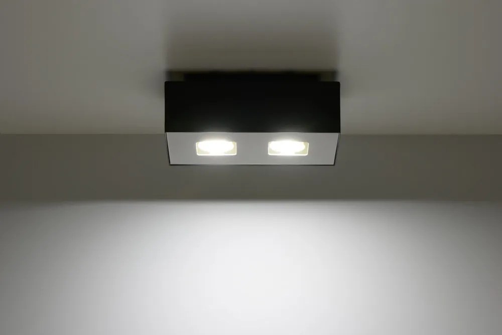 SOLLUX SL-0071 MONO Kocka Mennyezeti Lámpa Fehér, Fekete GU10 IP20