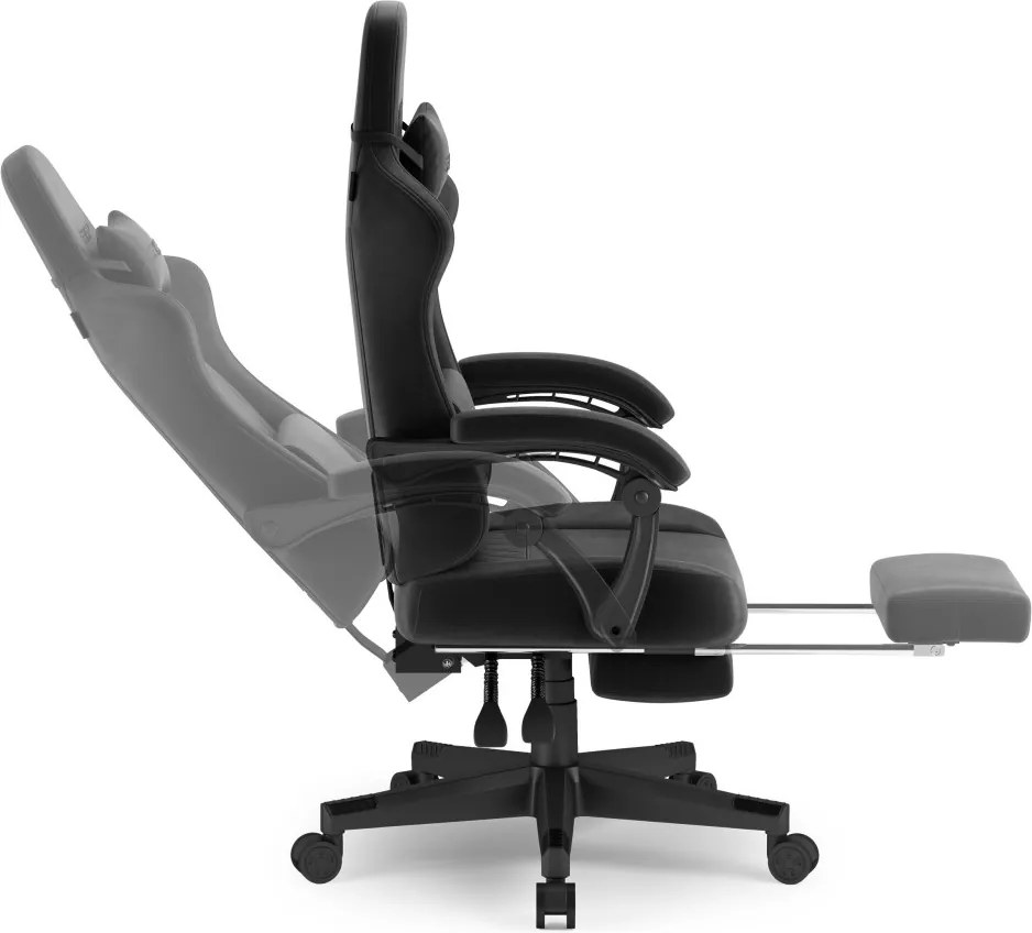 Gamer szék SENSE7 DEVON fekete