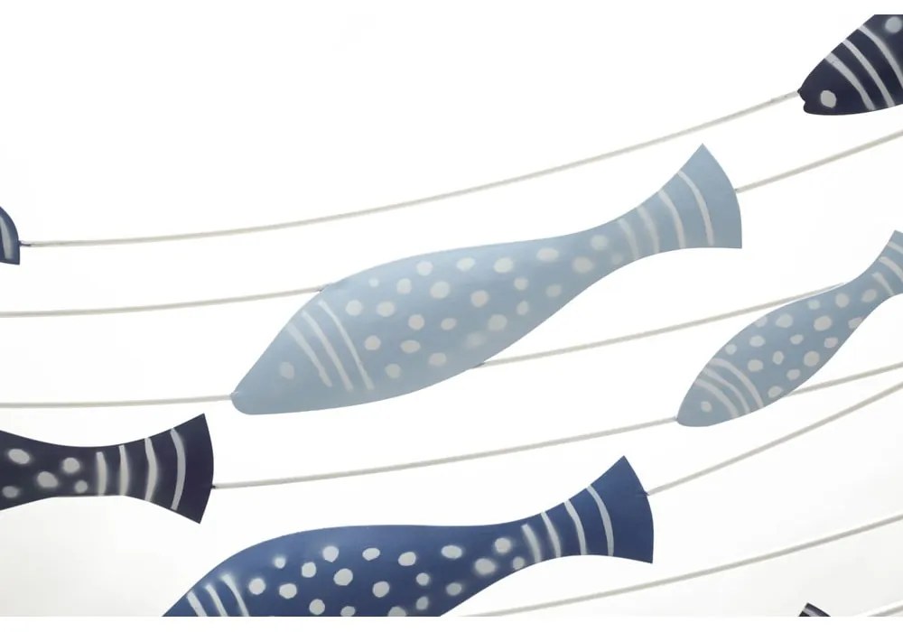 Fém fali dekoráció 96,5x61 cm Pesci – Mauro Ferretti