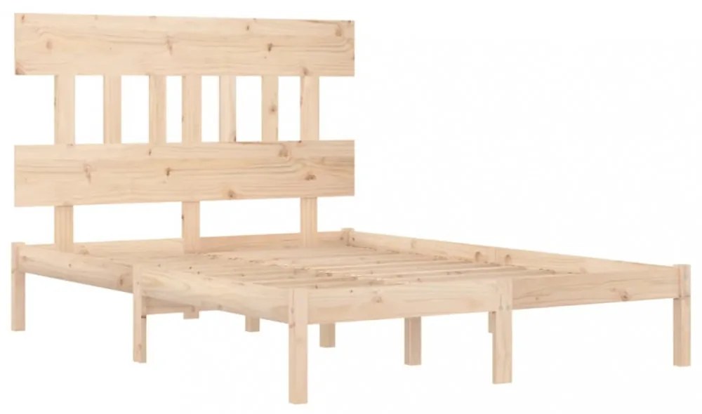 tömör fa ágykeret 140x200 cm
