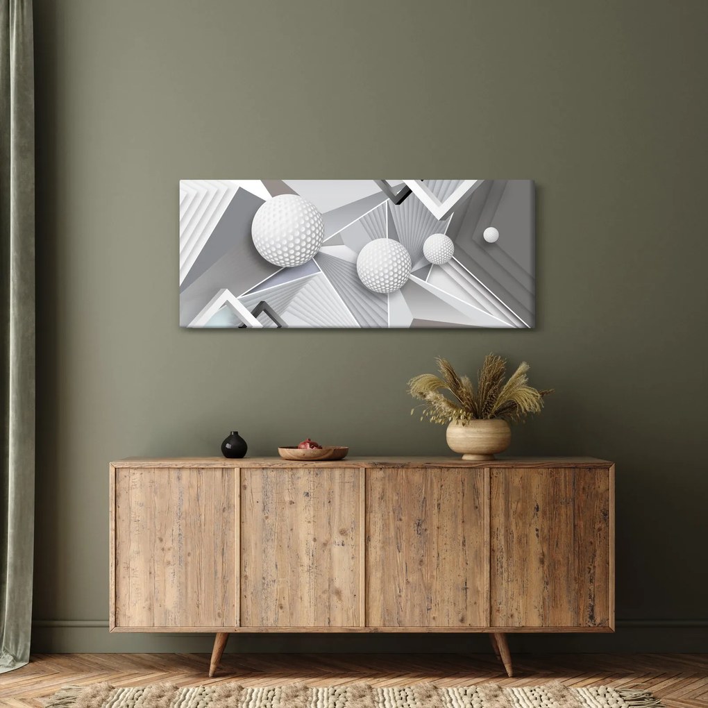 Geometriai absztrakt kép (120x50 cm)