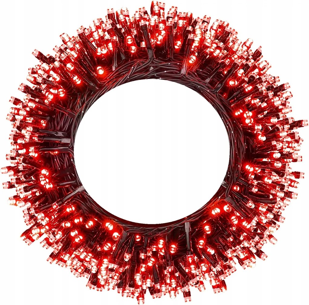 Karácsonyfa Fényfüzér 200 Led Kombinált Piros Szín