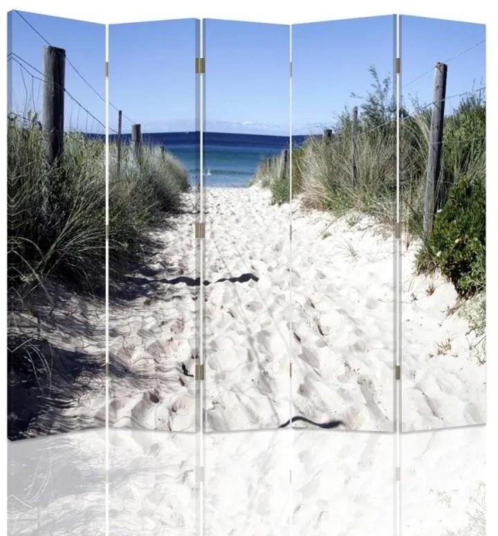 Gario Paraván Út a dunéken keresztül Méret: 180 x 170 cm, Kivitelezés: Forgó paraván 360°