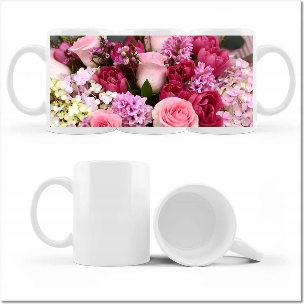 Nőnapi nyomott mintás bögre Ajándék Love