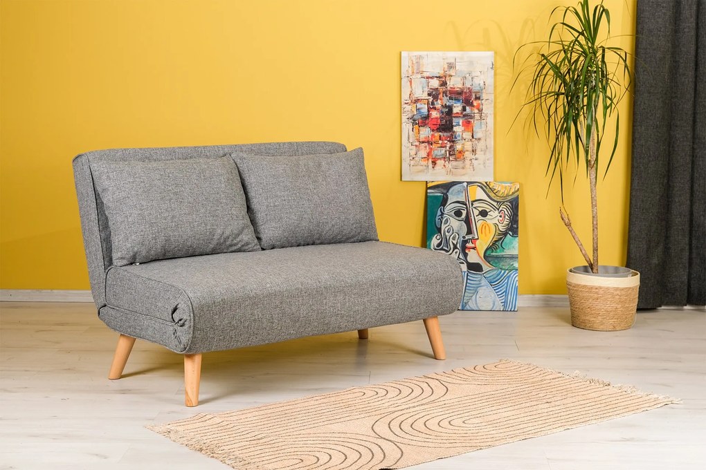 Kanapé futon Fillie (sötétszürke). 1073400
