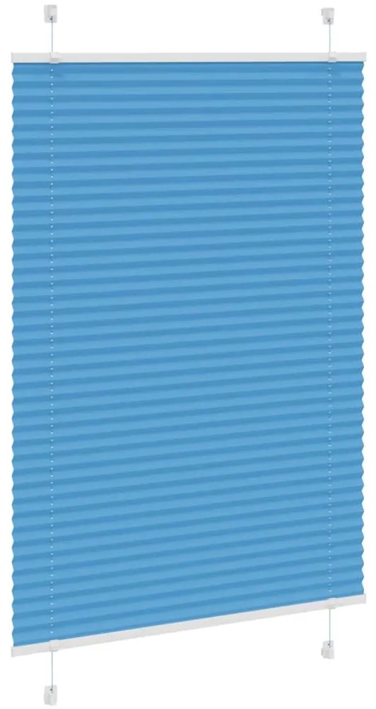 pliszírozott redőny kék 100x100 cm szövetszélesség 99,4 cm