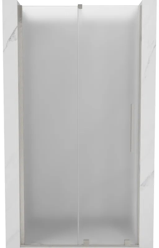 Mexen Velar, tolózuhanyajtó nyitáshoz 120 cm, 8 mm-es matt üveg, csiszolt acél, 871-120-000-31-97