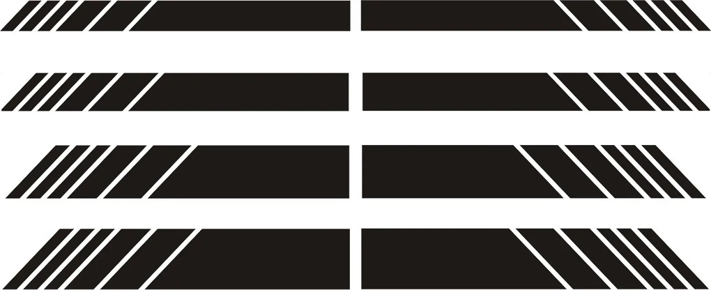 Tuning matrica autó csíkok több színben 8NW