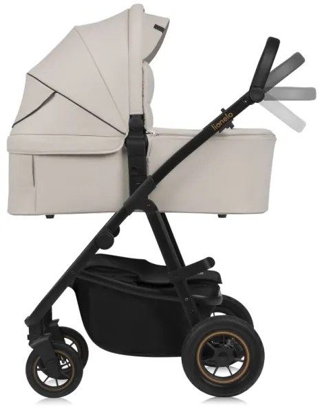 Lionelo - 3 az 1-ben kombinált babakocsi AMBER PLUS, bézs homok