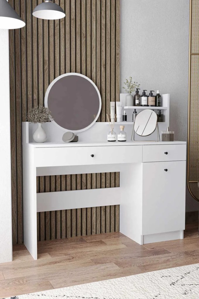 Harmony fésülködőasztal, fehér, 124 cm – TR260ETH1603