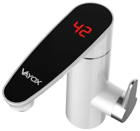 3000W/230V IPX4 vízmelegítő LED kijelzővel, fehér