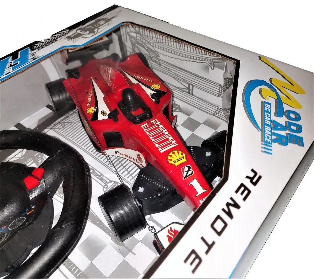 Kormány Vezérlős Formula 1 Piros Világbajnok Rc Versenyautó 26 Cm Méret