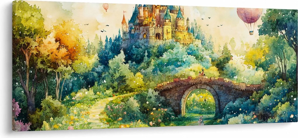 Kép - Mesebeli kastély (120x50 cm)