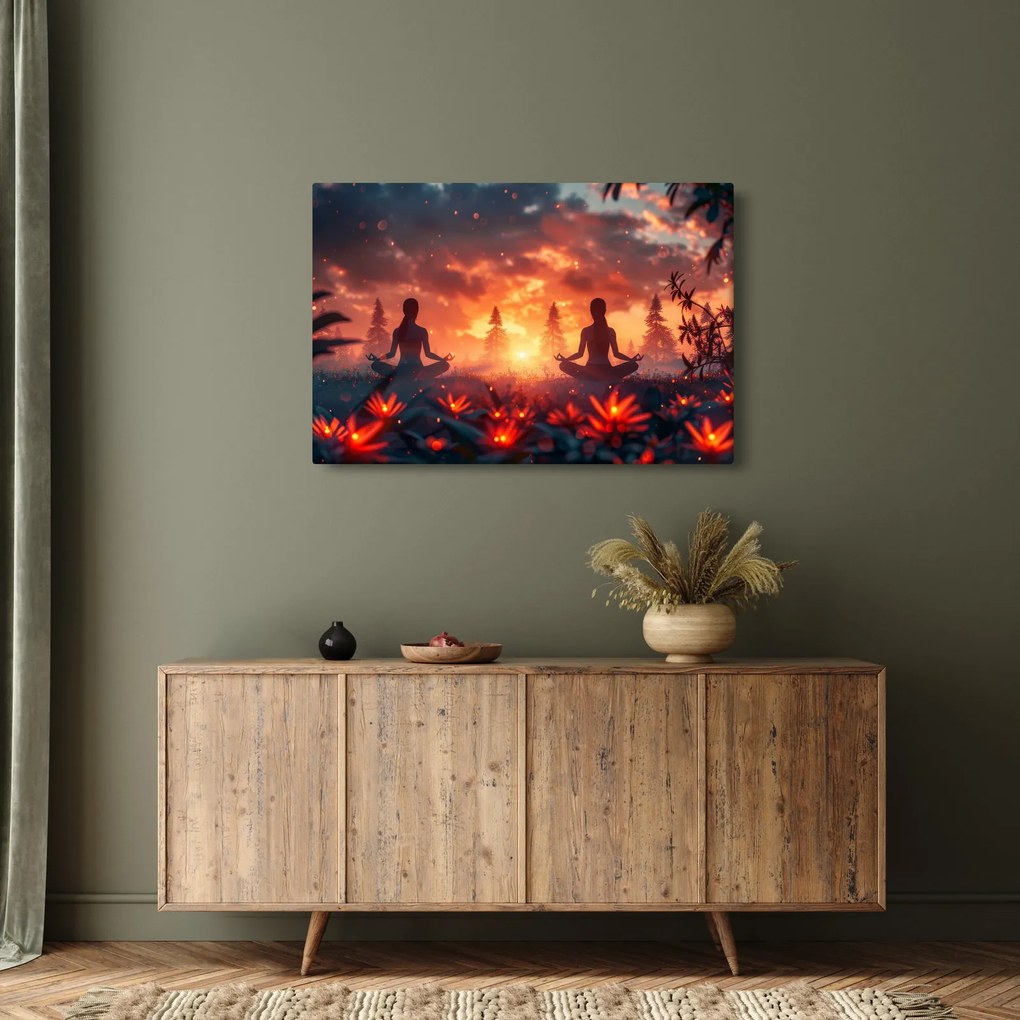 Kép - Jóga a természetben (90x60 cm)