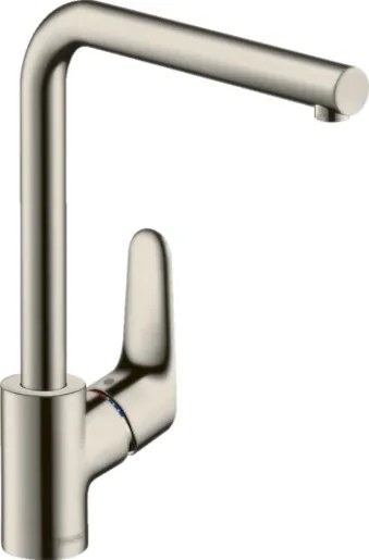 Mosogató csaptelep Hansgrohe Focus M41 forgó karral rozsdamentes acél megjelenés 31817800