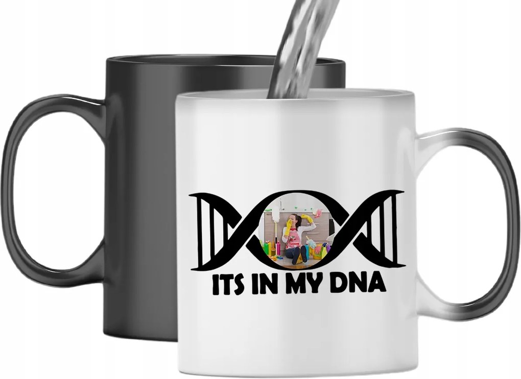 Mágikus Bögre Takarítónőnek Színváltós, fényképes nyomattal