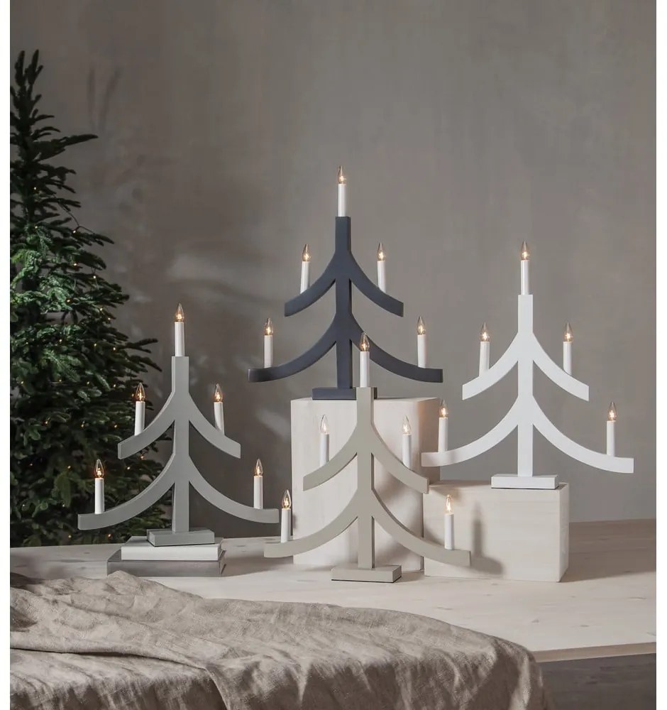 Sötétszürke karácsonyi fénydekoráció Pagod – Star Trading