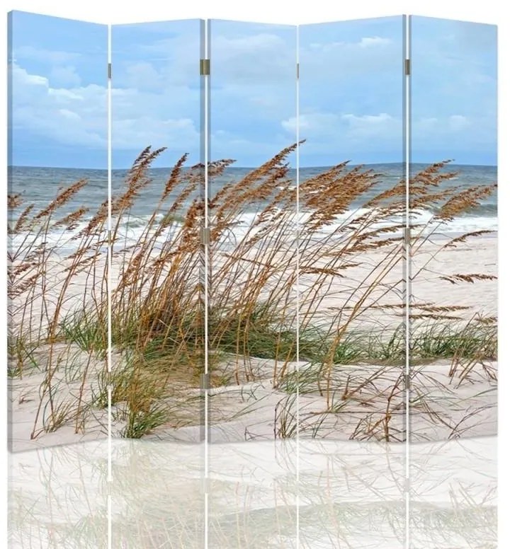 Gario Paraván Fu a tenger mellett Méret: 180 x 170 cm, Kivitelezés: Forgó paraván 360°