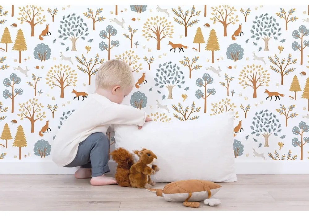 Gyerek tapéta 10 m x 50 cm Forest Living – Lilipinso