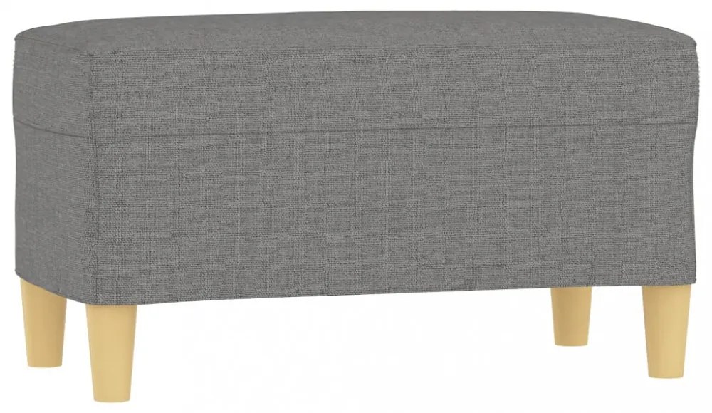 vidaXL sötétszürke szövet pad 70 x 35 x 41 cm