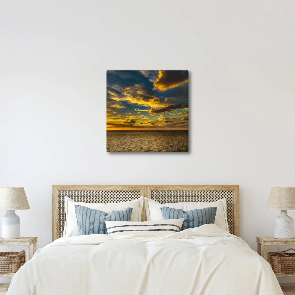 Naplemente a tengeren (30x30 cm)