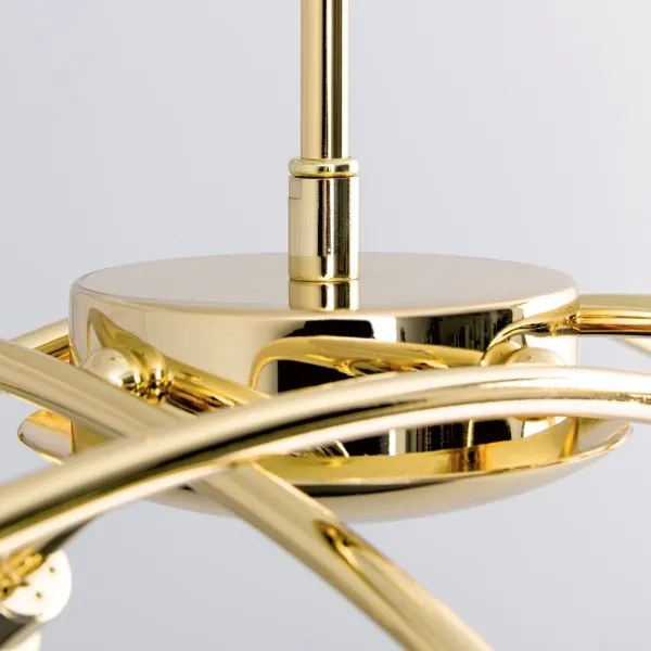 Orion - CARLA rúddal szerelt csillár 8xG9/28W/230V arany