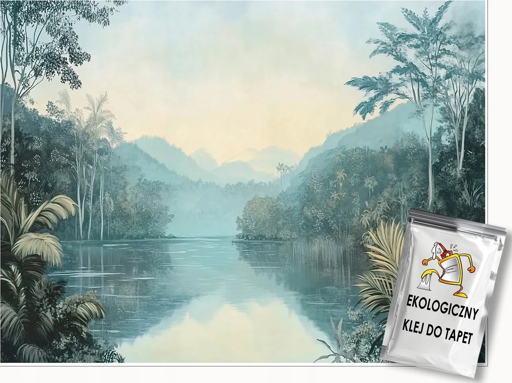 Fotótapéta Folyó Erdő Természet Hálószoba Nappali Tapéta Flizelina 250x175