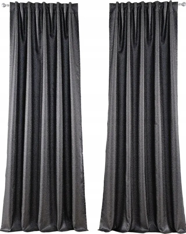 135/225 Barna Fényes Függöny 1 Db