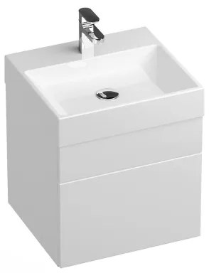 Ravak XJO01250000 - Falra szerelhető NATURAL mosdó 50x45 cm, öntött márvány/fehér