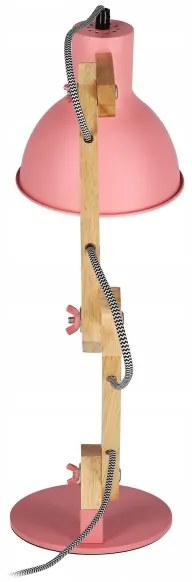 Asztali lámpa 1xE27/40W/230V rózsaszín