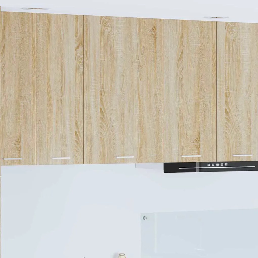 Függő szekrény Riga Sonoma tölgy és fehér 50 x 31 x 80 cm