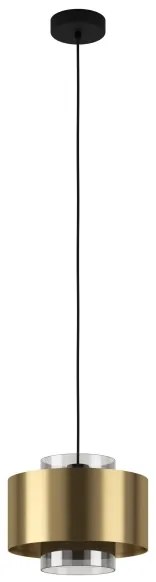 Eglo 390066 - Csillár zsinóron DUGLIA 1xE27/40W/230V arany