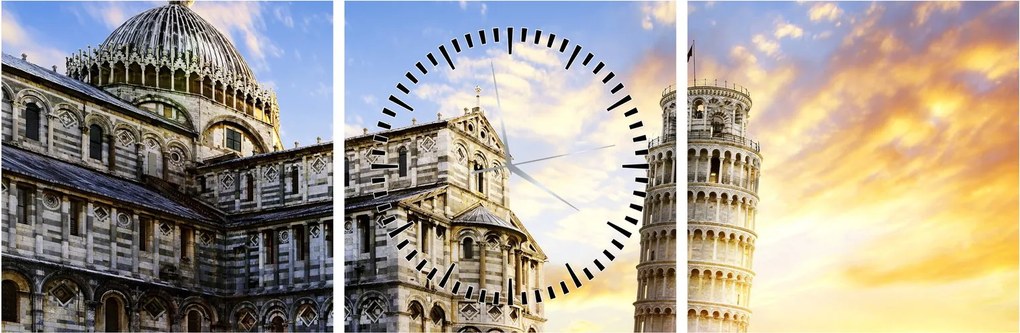 Kép - Pisa (órával) (90x30 cm)