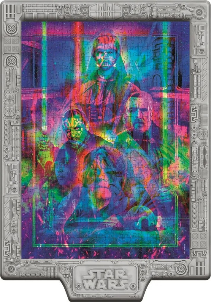 Star Wars Metamorphic 520 db-os puzzle LED-es keretben Clementoni