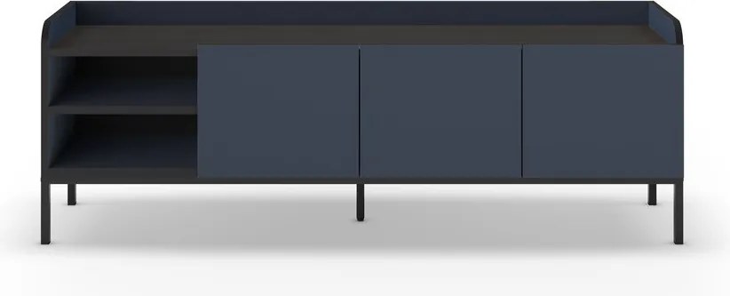 Kék TV-állvány 160x55x42 cm Adara – Marckeric