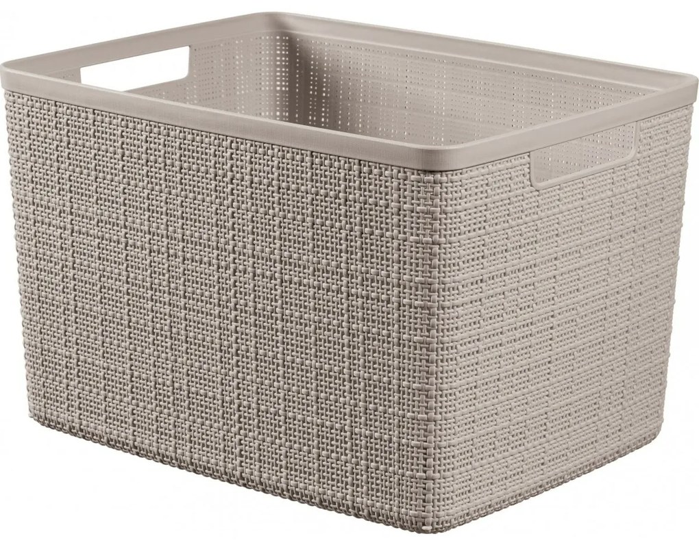 Curver Jute L 20 l kosár, taupe