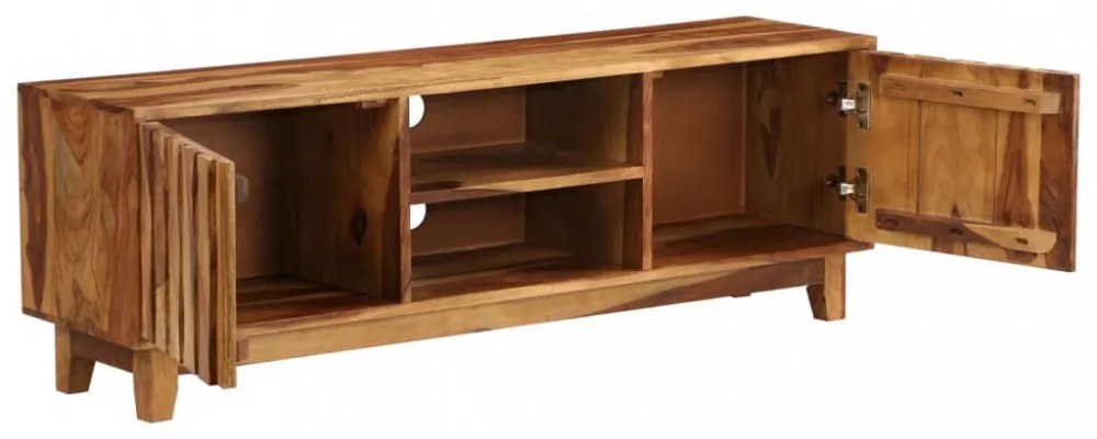 tömör kelet-indiai rózsafa TV-szekrény 118 x 30 x 40 cm