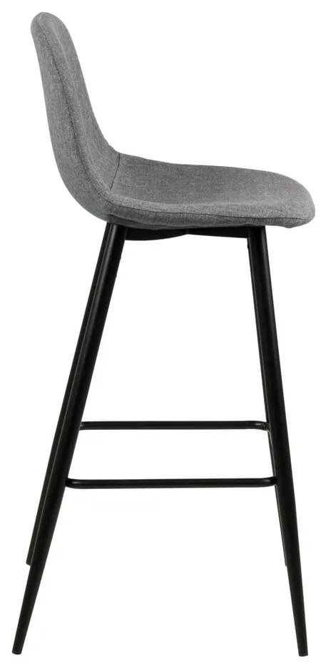 Wilma világosszürke bárszék fém lábszerkezettel - Actona