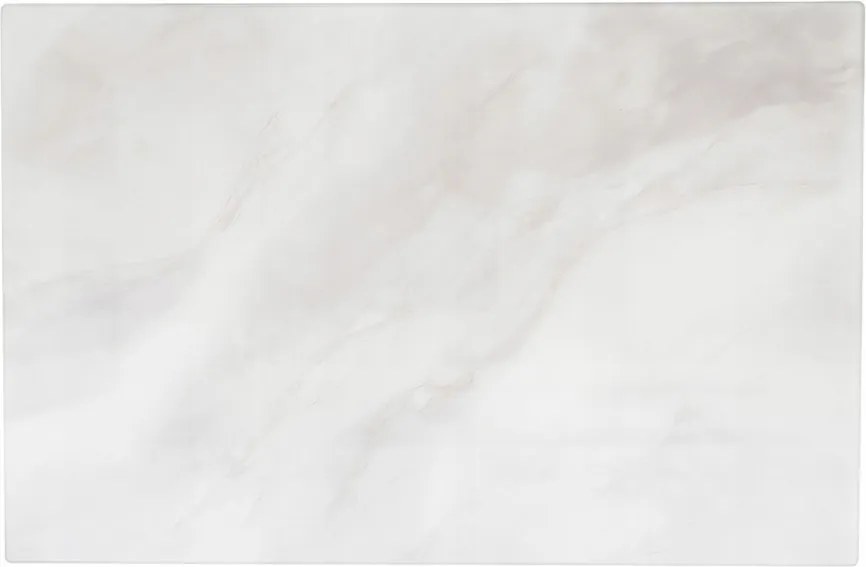 Konyhai Üveg Vágódeszka Csúszásgátló 30*40 CM Fehér Márvány