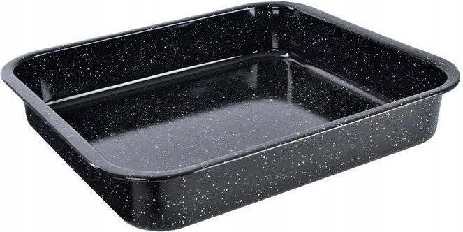 Zománcozott Téglalap alakú sütőtál Orion 34x24x4,5 cm