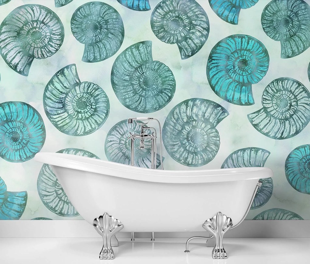 Gario Fotótapéta Kék kagyló - Andrea Haase Anyag: Vlies, Méret: 450 x 315 cm