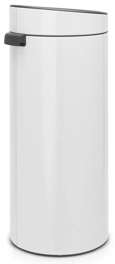 Fehér acél érintésre nyíló szemetes 30 l Touch Bin – Brabantia
