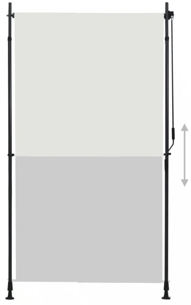 krémszínű kültéri roló 120 x 270 cm